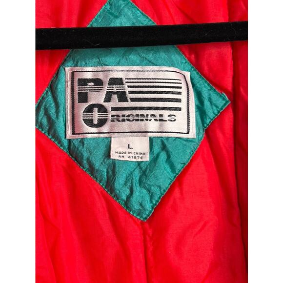 VINTAGE 80s 90s PA Originals Men's Large Retro Ski Jacket - Picture 9 of 10
